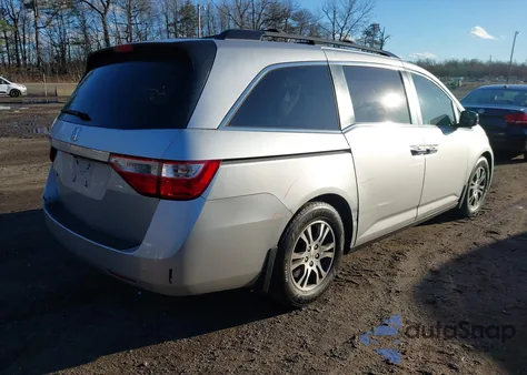 2012 Honda Odyssey Ex-L из США, поврежденный, VIN 5FNRL5H60CB007718